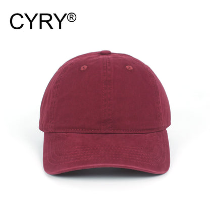 Premium Quality 100% Cotton Custom Baseball Cap, Washed Unisex Dad Hat with Adjustable Buckle
