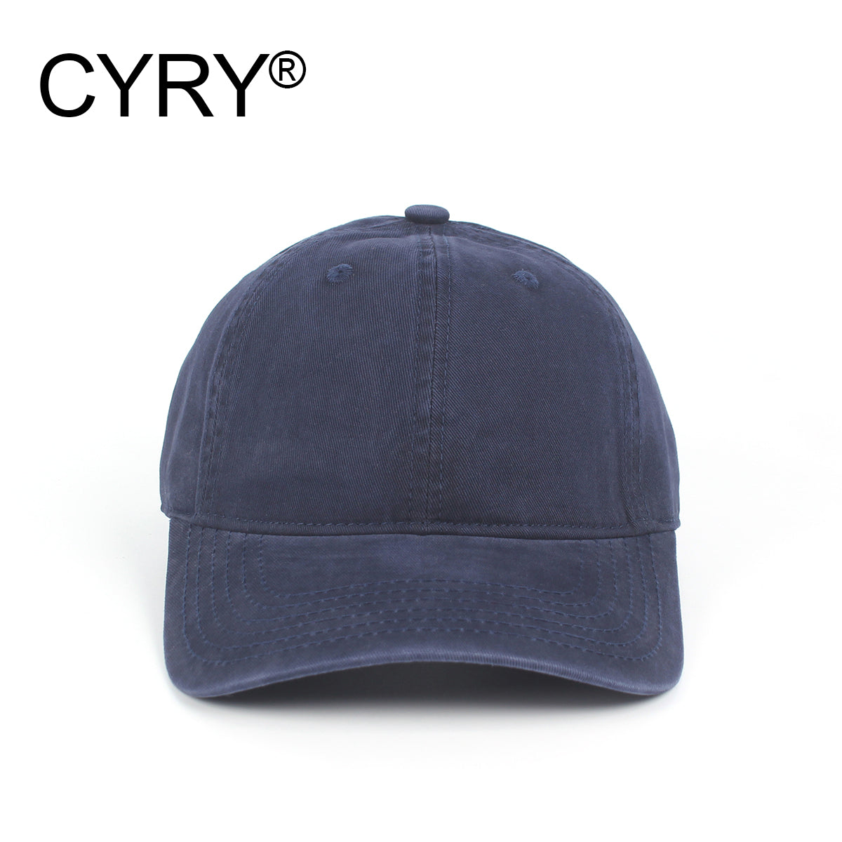 Premium Quality 100% Cotton Custom Baseball Cap, Washed Unisex Dad Hat with Adjustable Buckle