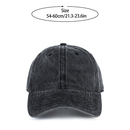 Custom Washed Vintage Unstructured Baseball Cap – Soft, Durable &amp; Adjustable, Unisex Perfect Summer Sun Hat