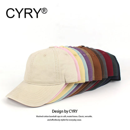 Premium Quality 100% Cotton Custom Baseball Cap, Washed Unisex Dad Hat with Adjustable Buckle