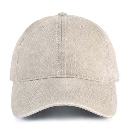 Custom Washed Vintage Unstructured Baseball Cap – Soft, Durable &amp; Adjustable, Unisex Perfect Summer Sun Hat