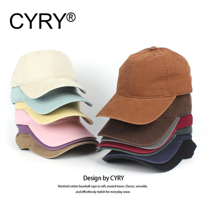 Premium Quality 100% Cotton Custom Baseball Cap, Washed Unisex Dad Hat with Adjustable Buckle