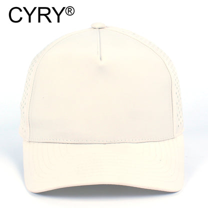 CYRY® Structured Quick Dry Baseball Cap, 100% Polyester 5-Panel Hard Top Hat for Men & Women