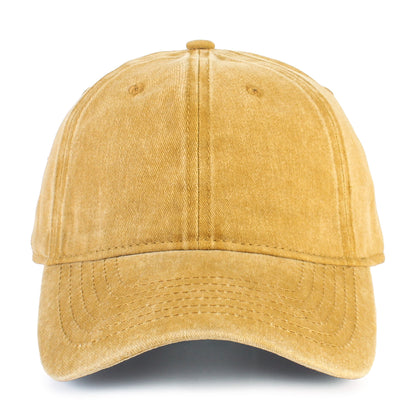 Custom Washed Vintage Unstructured Baseball Cap – Soft, Durable &amp; Adjustable, Unisex Perfect Summer Sun Hat
