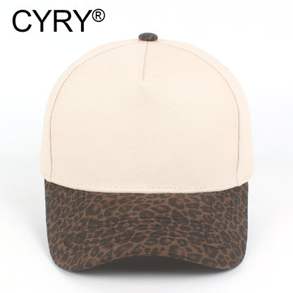 CYRY® Two-Tone 100% Cotton Baseball Cap, 5-Panel Structured Unisex Hat