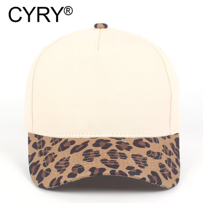 CYRY® Two-Tone 100% Cotton Baseball Cap, 5-Panel Structured Unisex Hat